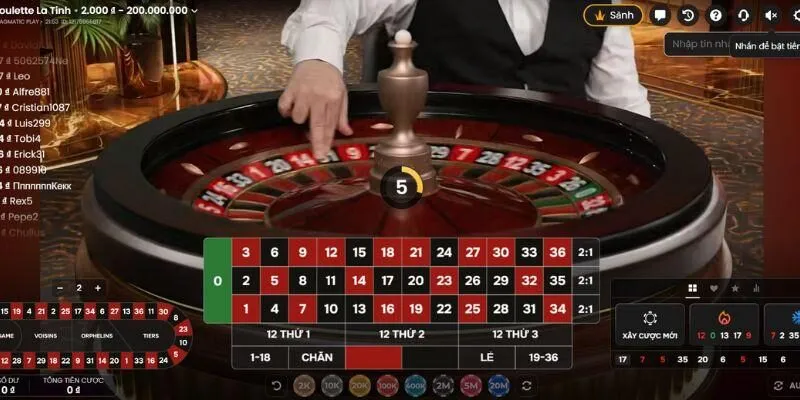 Mẹo chơi Live Roulette 86BET